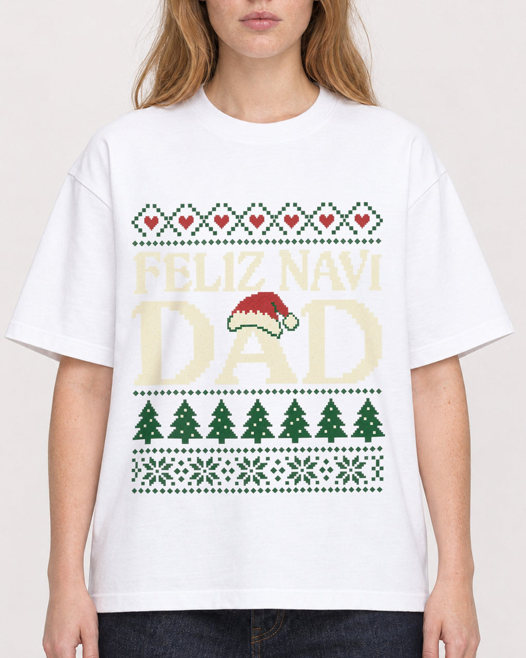 Mockup Boxy Heavyweight Tee White female close-up 49