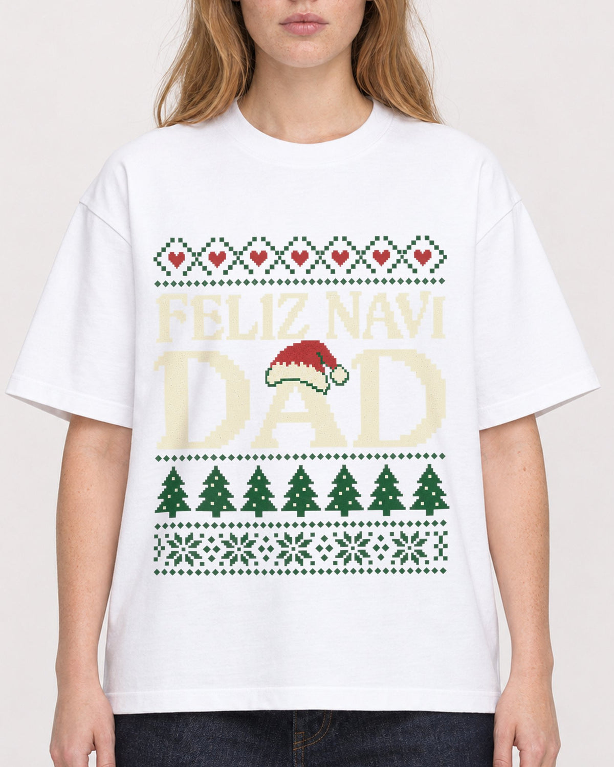 Mockup Boxy Heavyweight Tee White female close-up 49