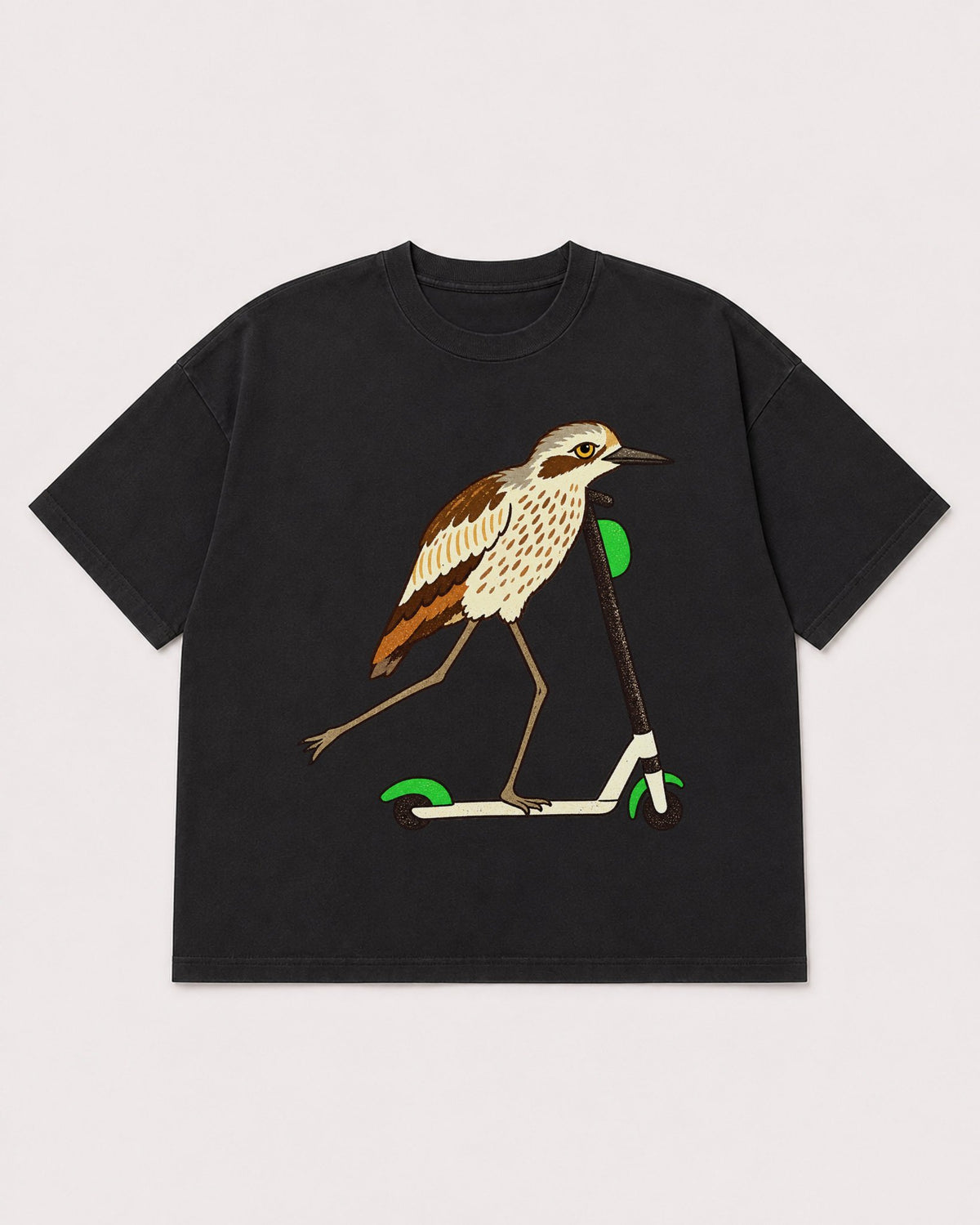 Mockup Boxy Heavyweight Tee Black product