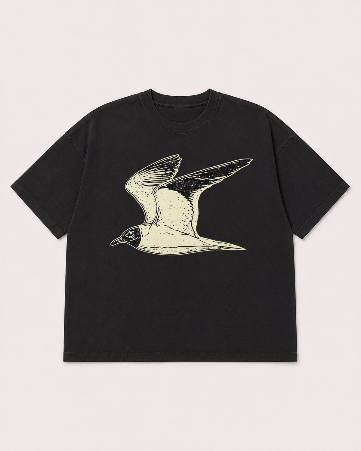 Mockup Boxy Heavyweight Tee Black product