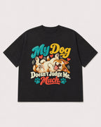Mockup Boxy Heavyweight Tee Black product