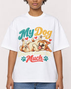 Mockup Boxy Heavyweight Tee White female close-up 35