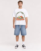 Mockup Boxy Heavyweight Tee White male full-body 08