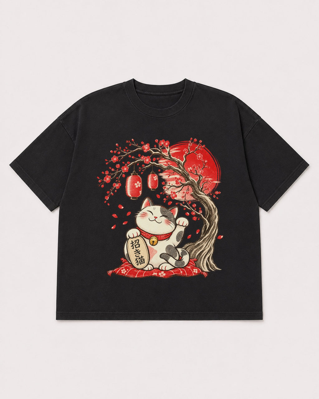 Mockup Boxy Heavyweight Tee Black product