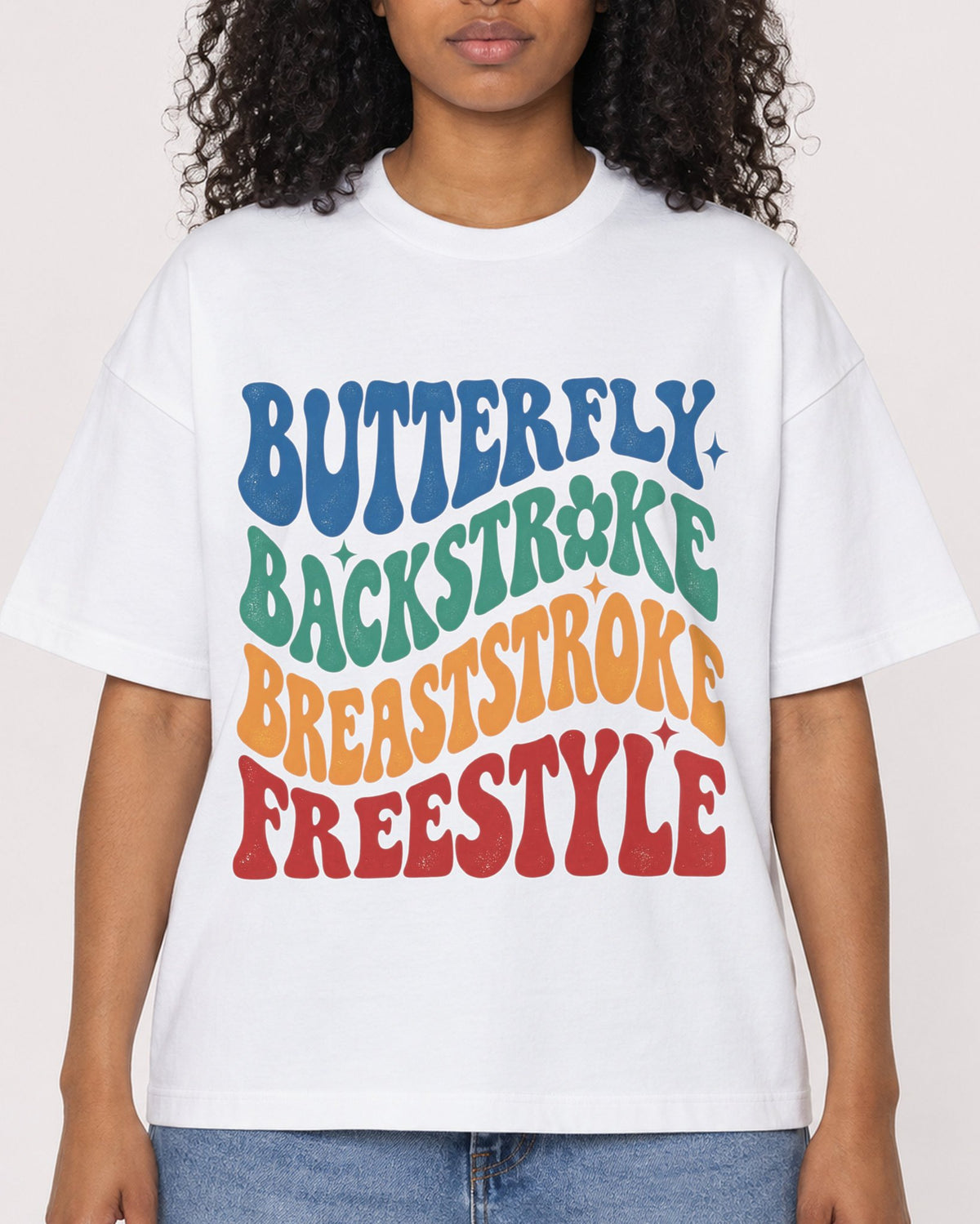 Mockup Boxy Heavyweight Tee White female close-up 05