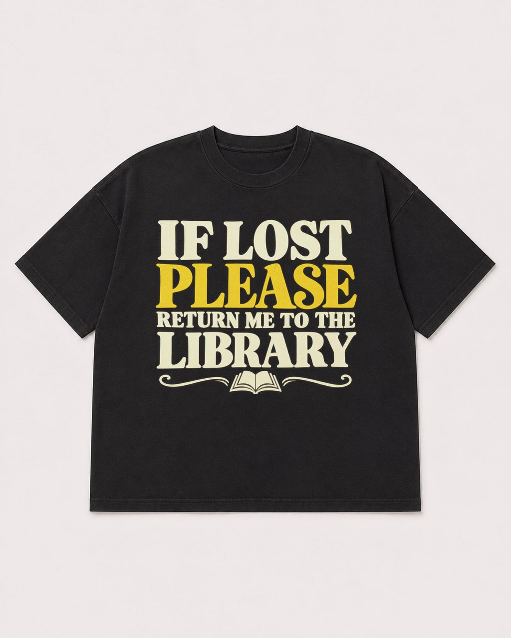 Mockup Boxy Heavyweight Tee Black product