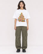 Mockup Boxy Heavyweight Tee White female full-body 02