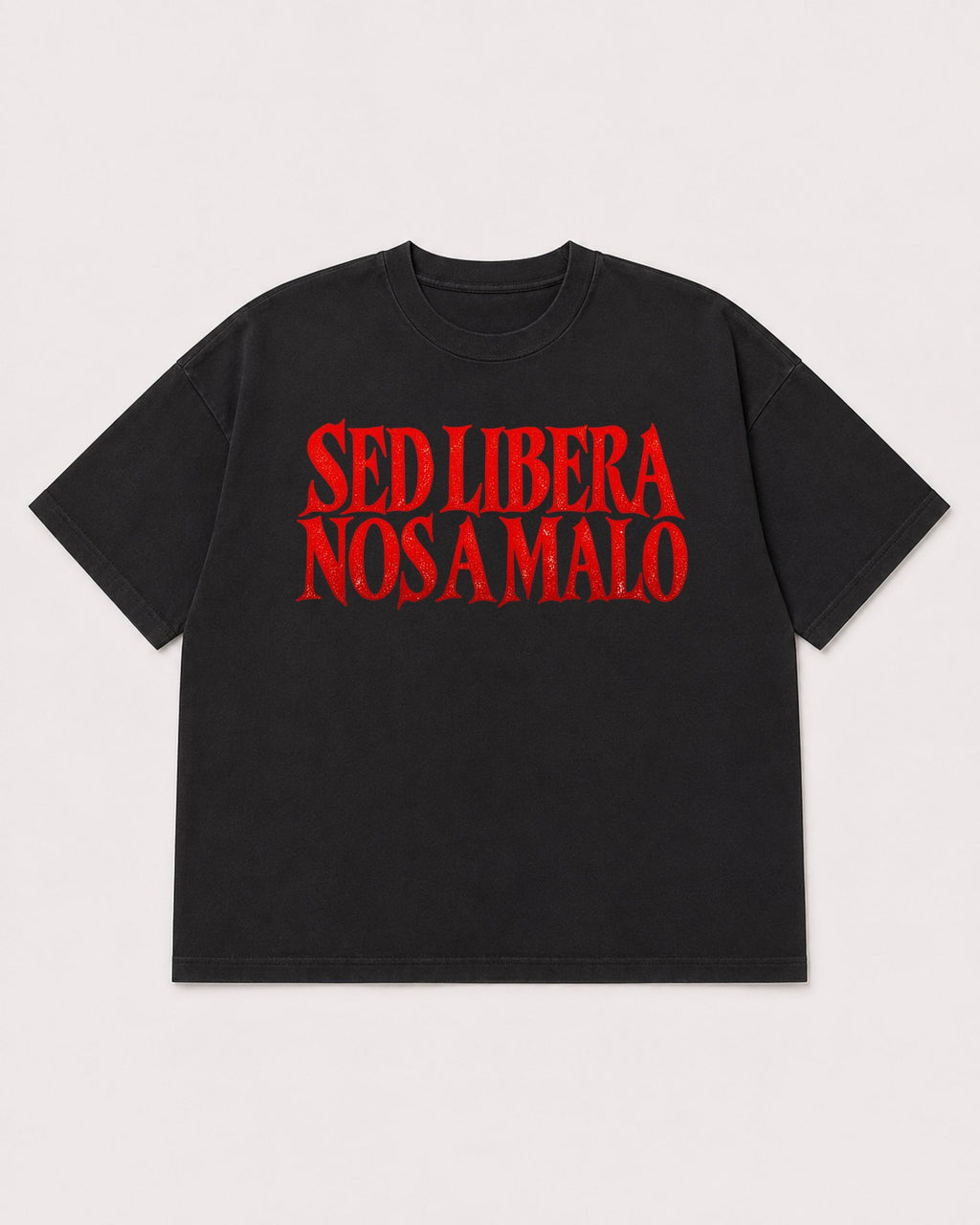 Mockup Boxy Heavyweight Tee Black product