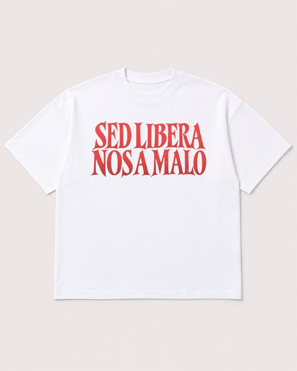 Mockup Boxy Heavyweight Tee White product
