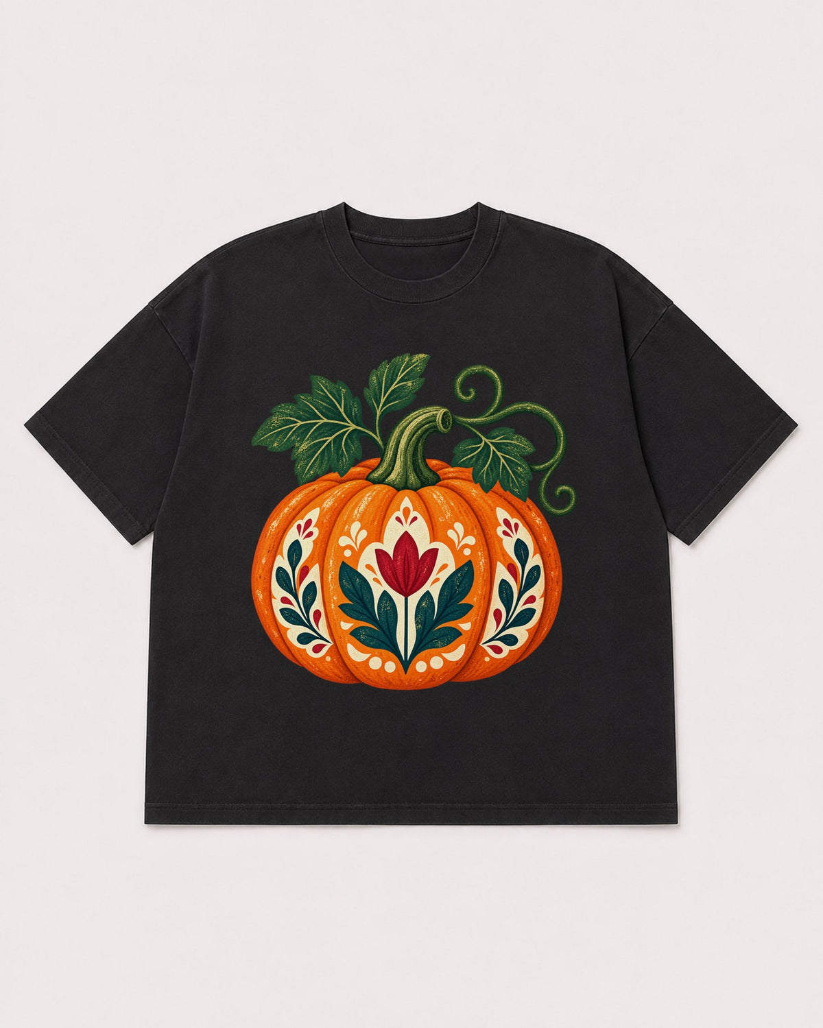 Mockup Boxy Heavyweight Tee Black product