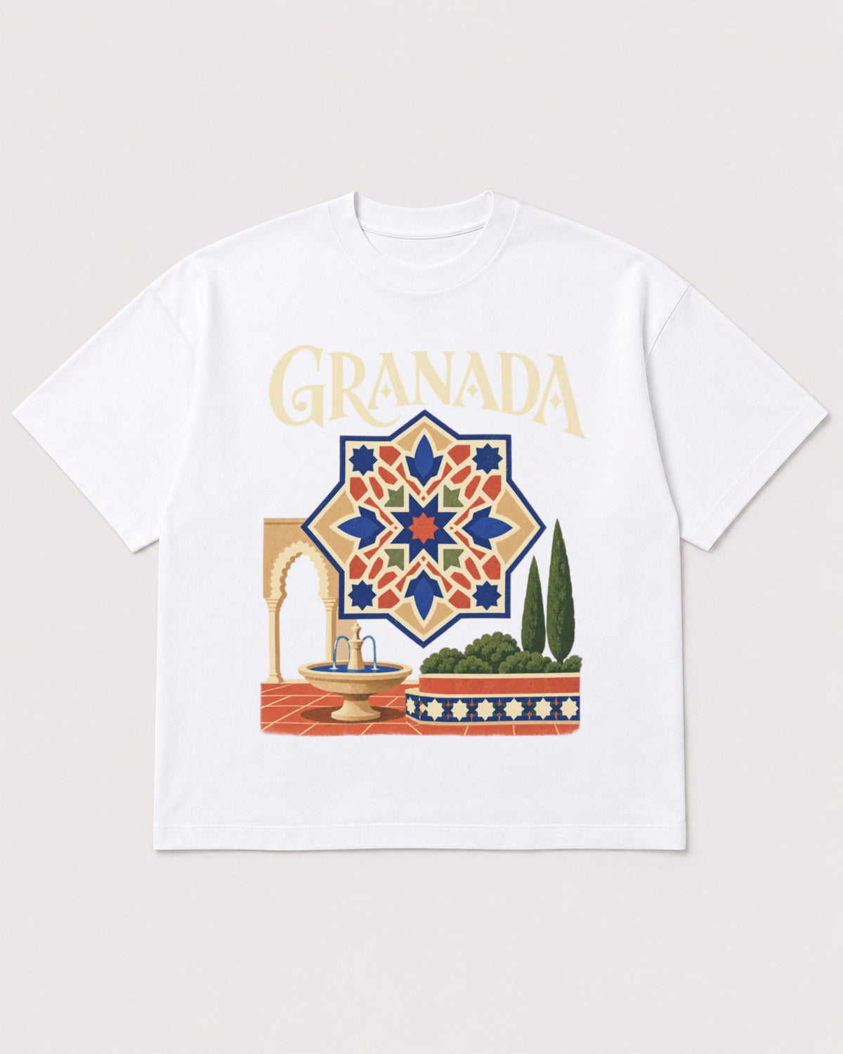 Mockup Boxy Heavyweight Tee White product