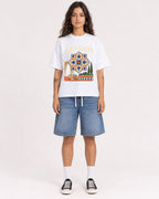 Mockup Boxy Heavyweight Tee White female full-body 06