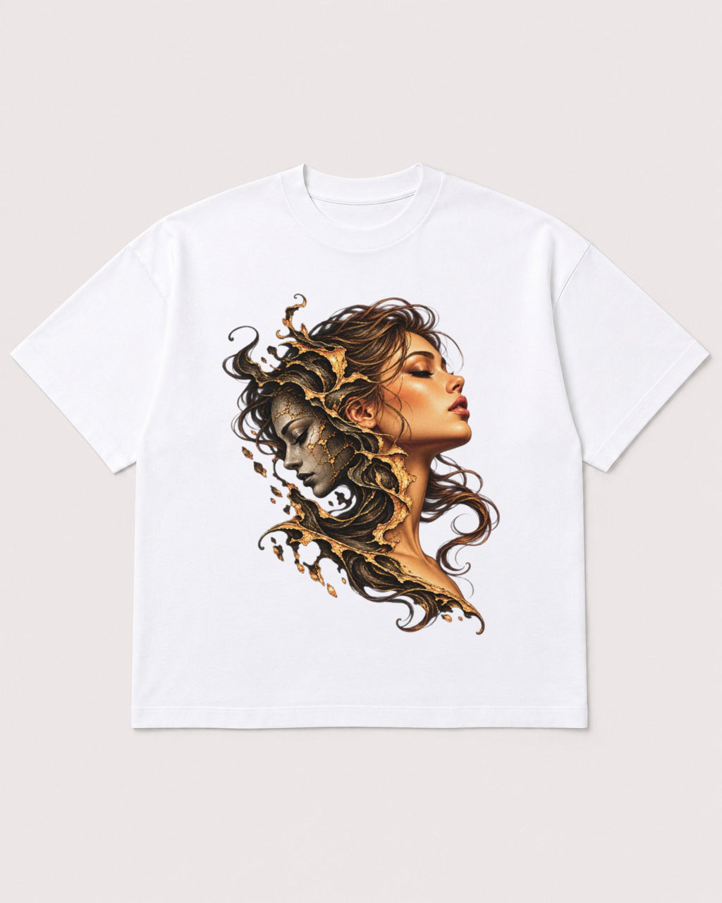Mockup Boxy Heavyweight Tee White product