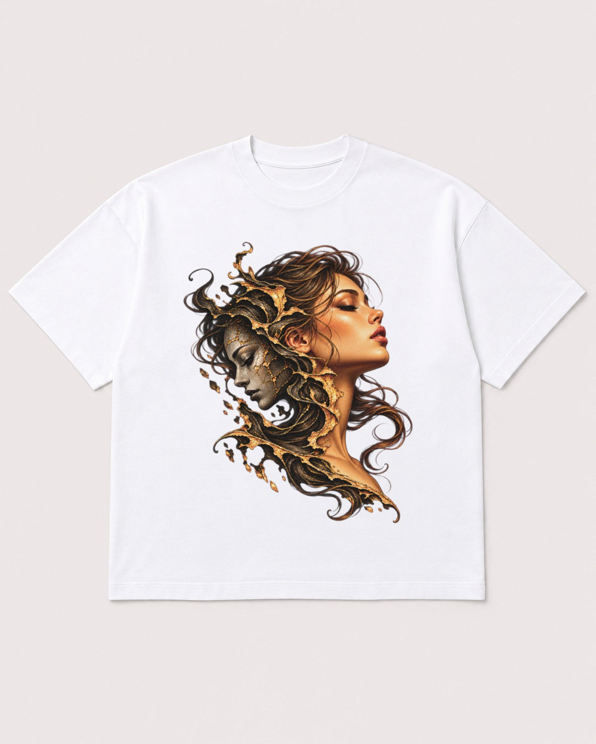Mockup Boxy Heavyweight Tee White product