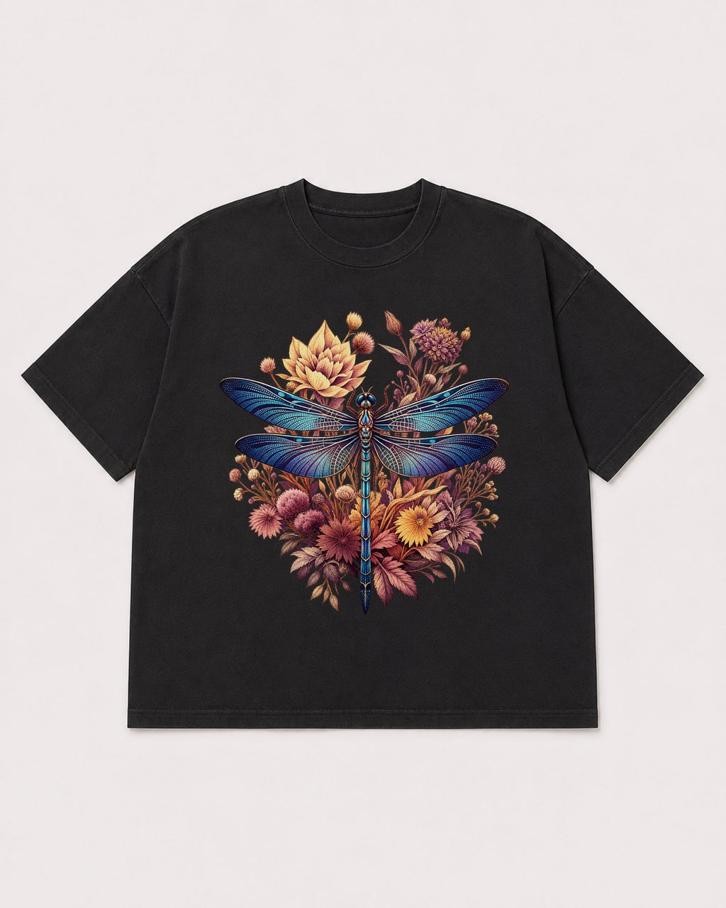 Mockup Boxy Heavyweight Tee Black product