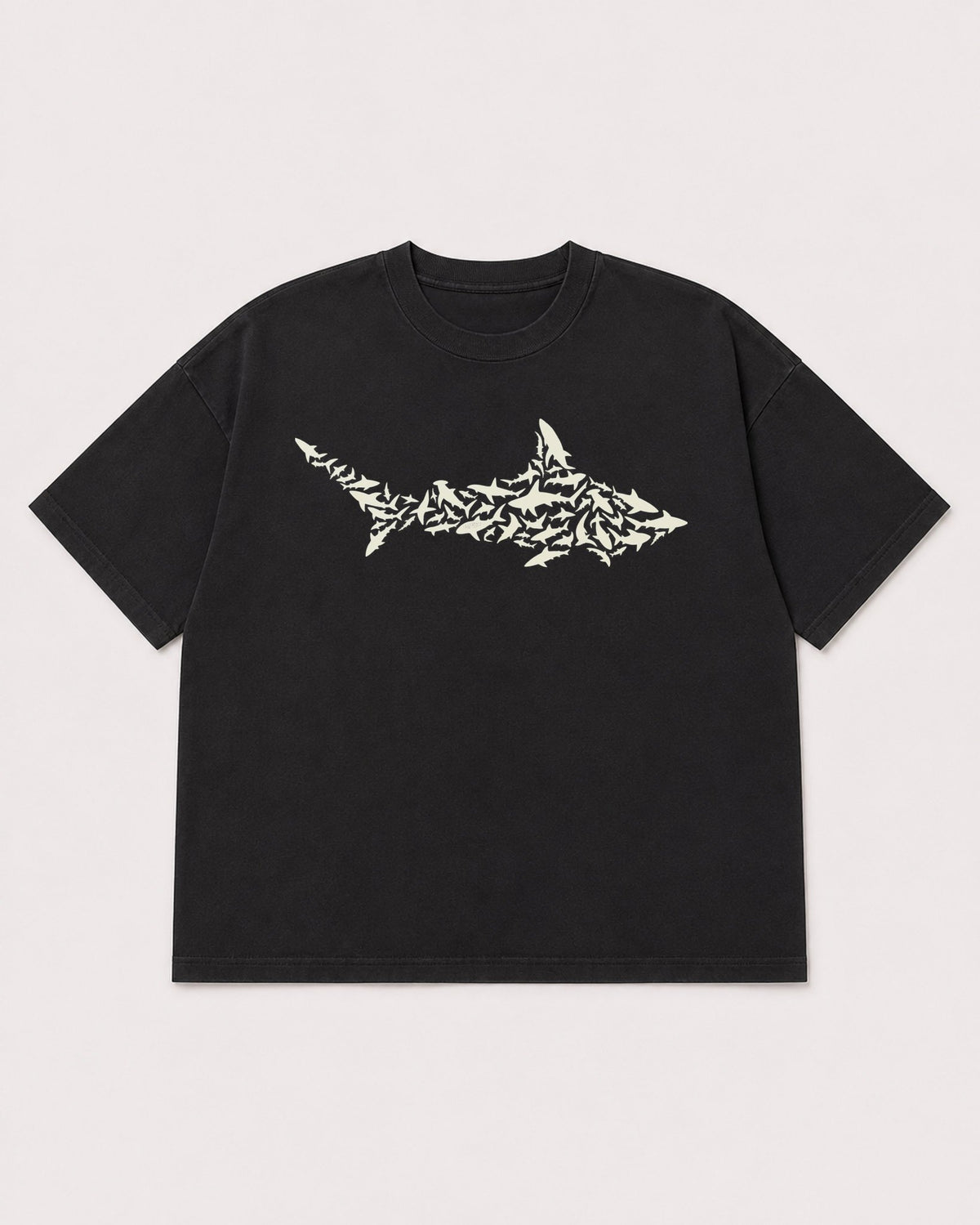Mockup Boxy Heavyweight Tee Black product