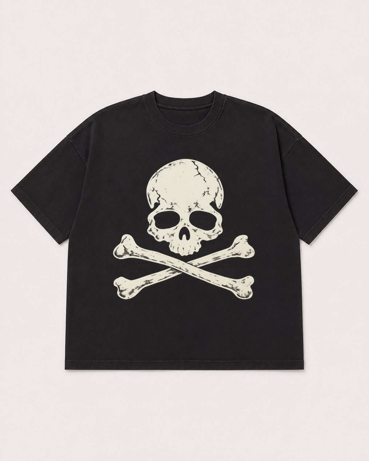 Mockup Boxy Heavyweight Tee Black product