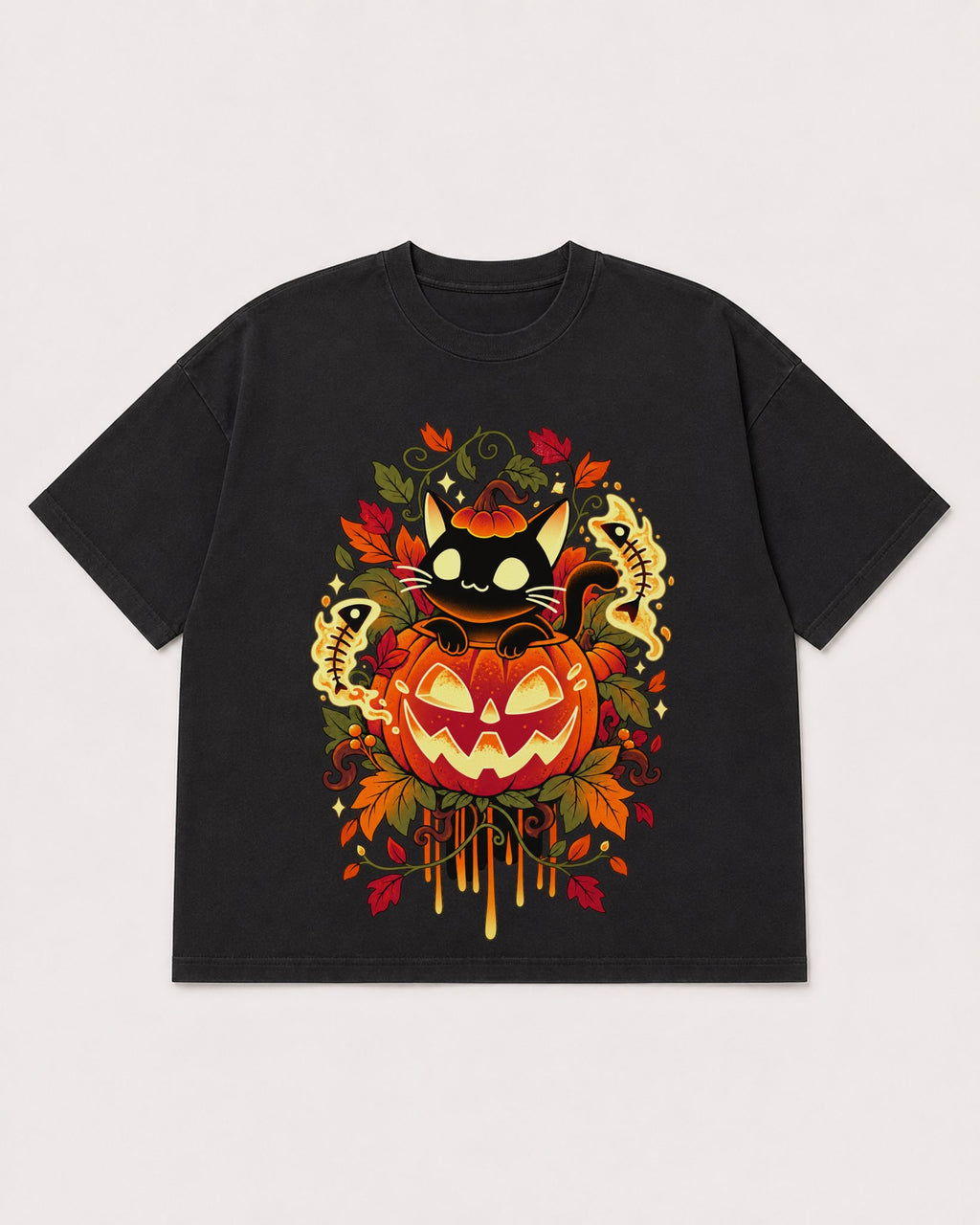 Mockup Boxy Heavyweight Tee Black product