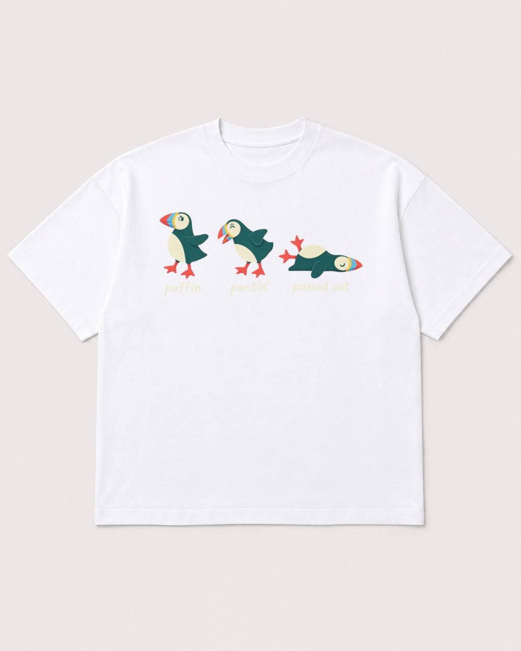 Mockup Boxy Heavyweight Tee White product