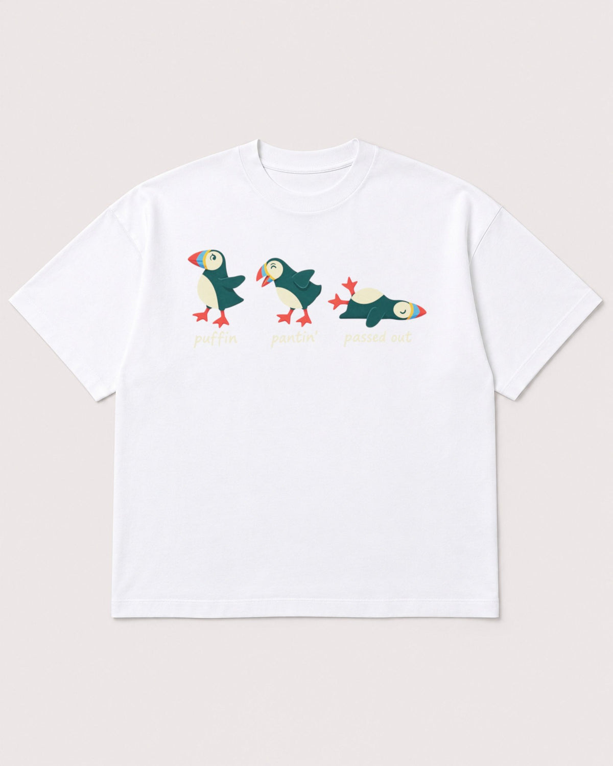 Mockup Boxy Heavyweight Tee White product
