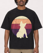 Mockup Boxy Heavyweight Tee Black male close-up 04