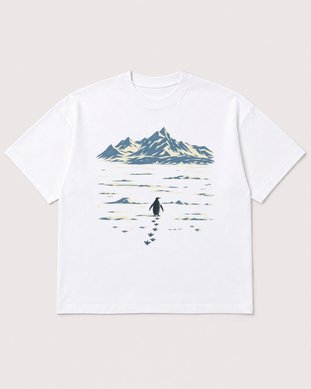 Mockup Boxy Heavyweight Tee White product