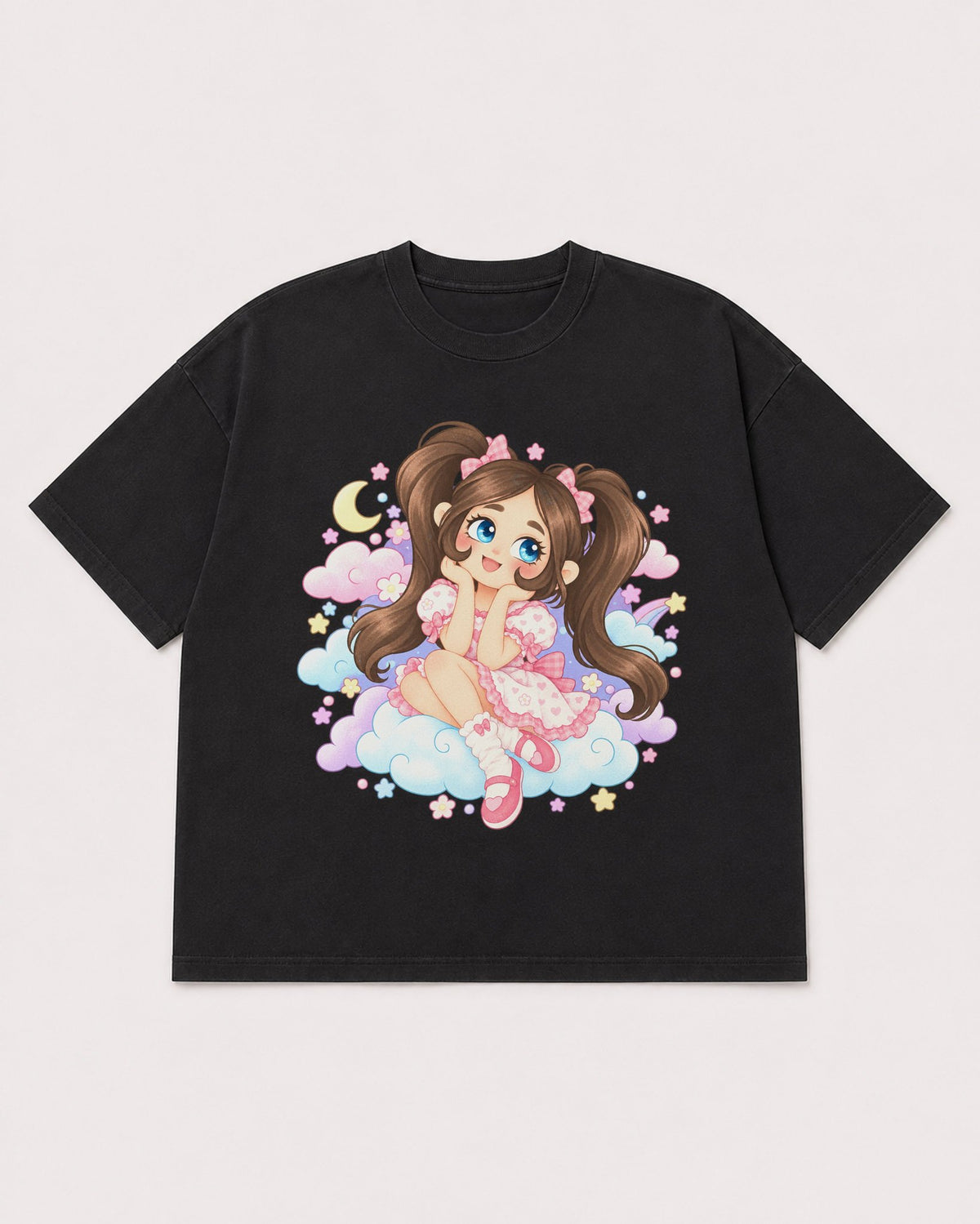 Mockup Boxy Heavyweight Tee Black product
