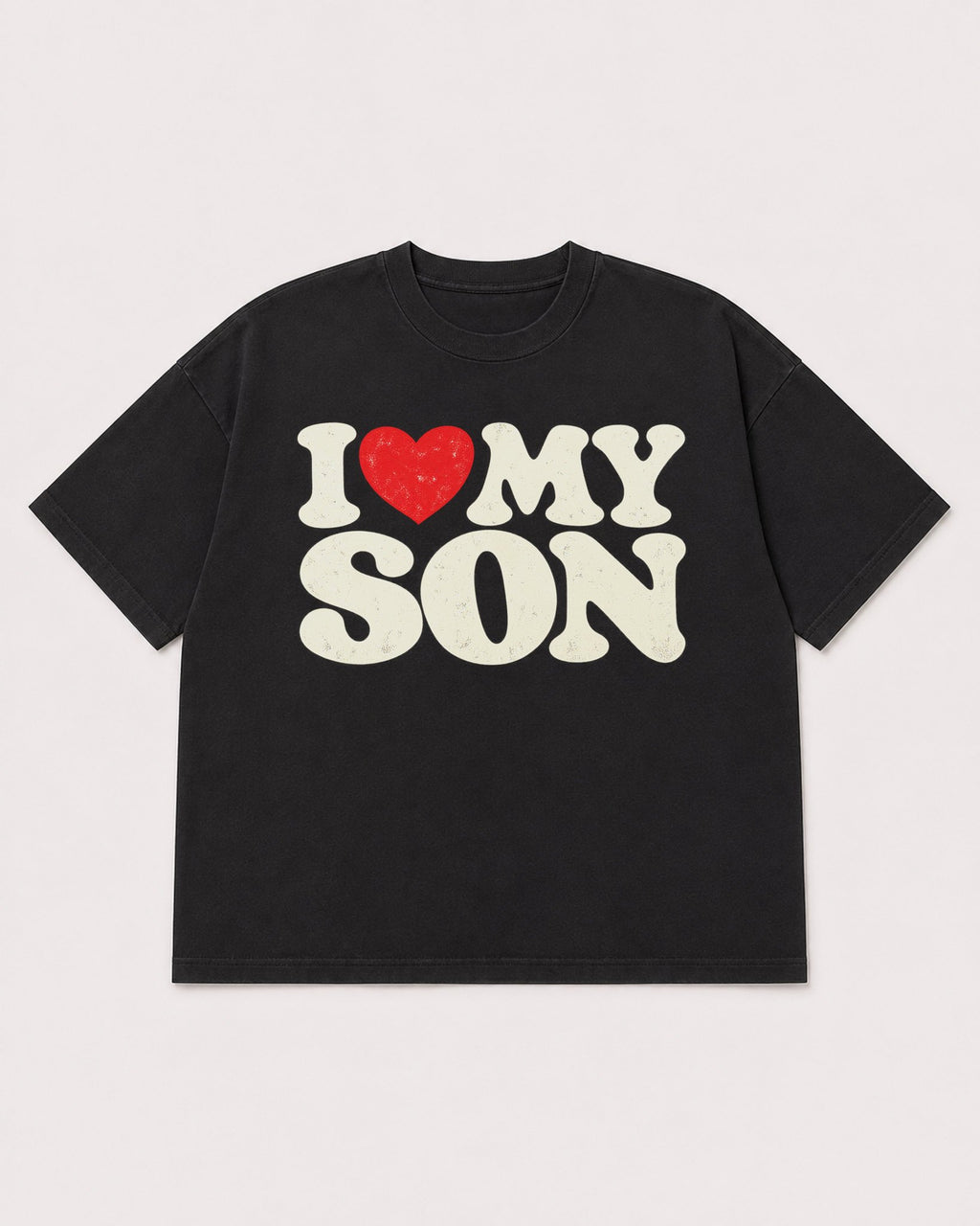Mockup Boxy Heavyweight Tee Black product