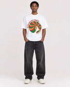 Mockup Boxy Heavyweight Tee White male full-body 05
