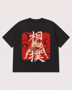 Mockup Boxy Heavyweight Tee Black product