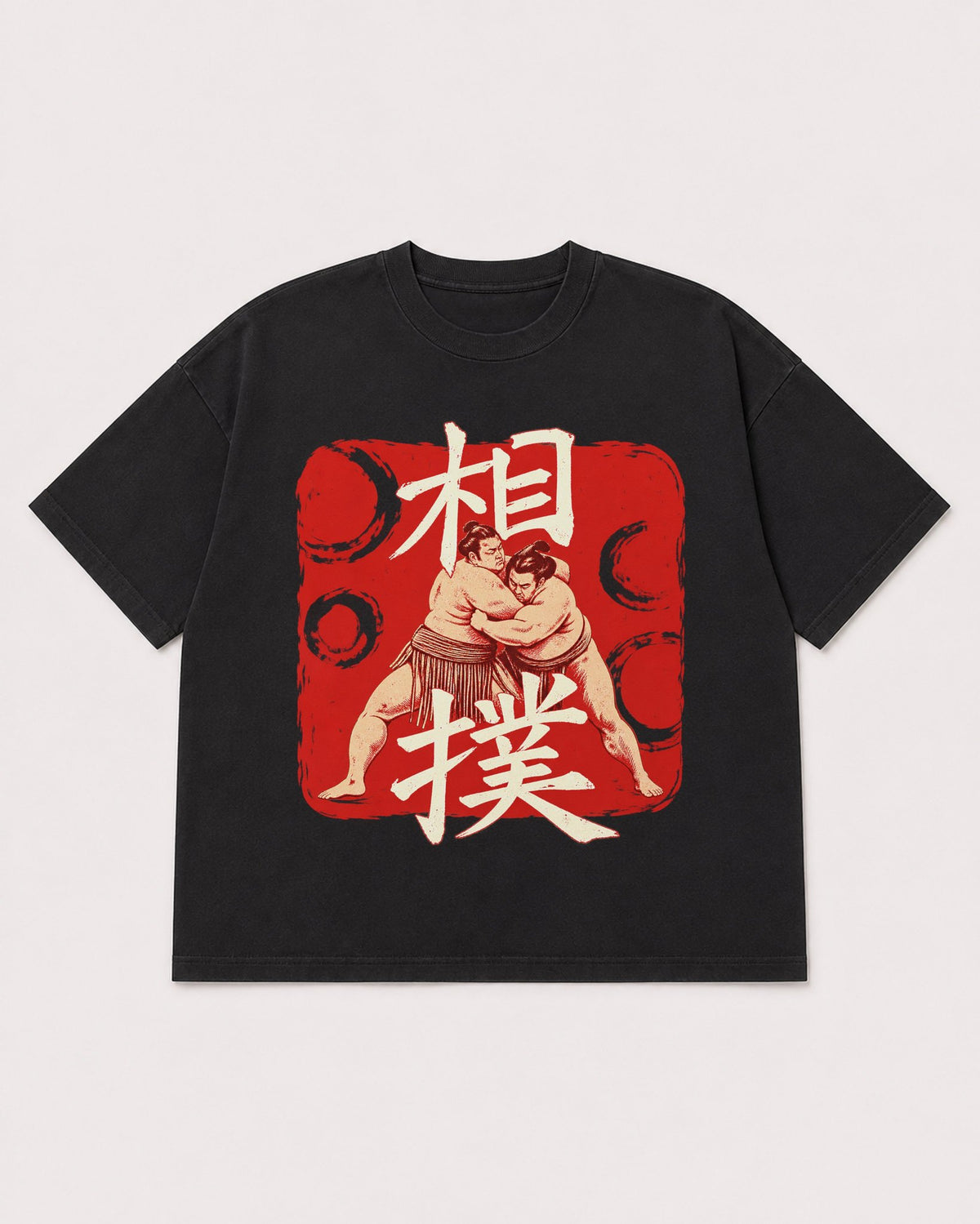 Mockup Boxy Heavyweight Tee Black product