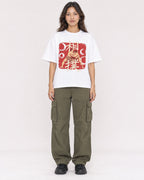 Mockup Boxy Heavyweight Tee White female full-body 02