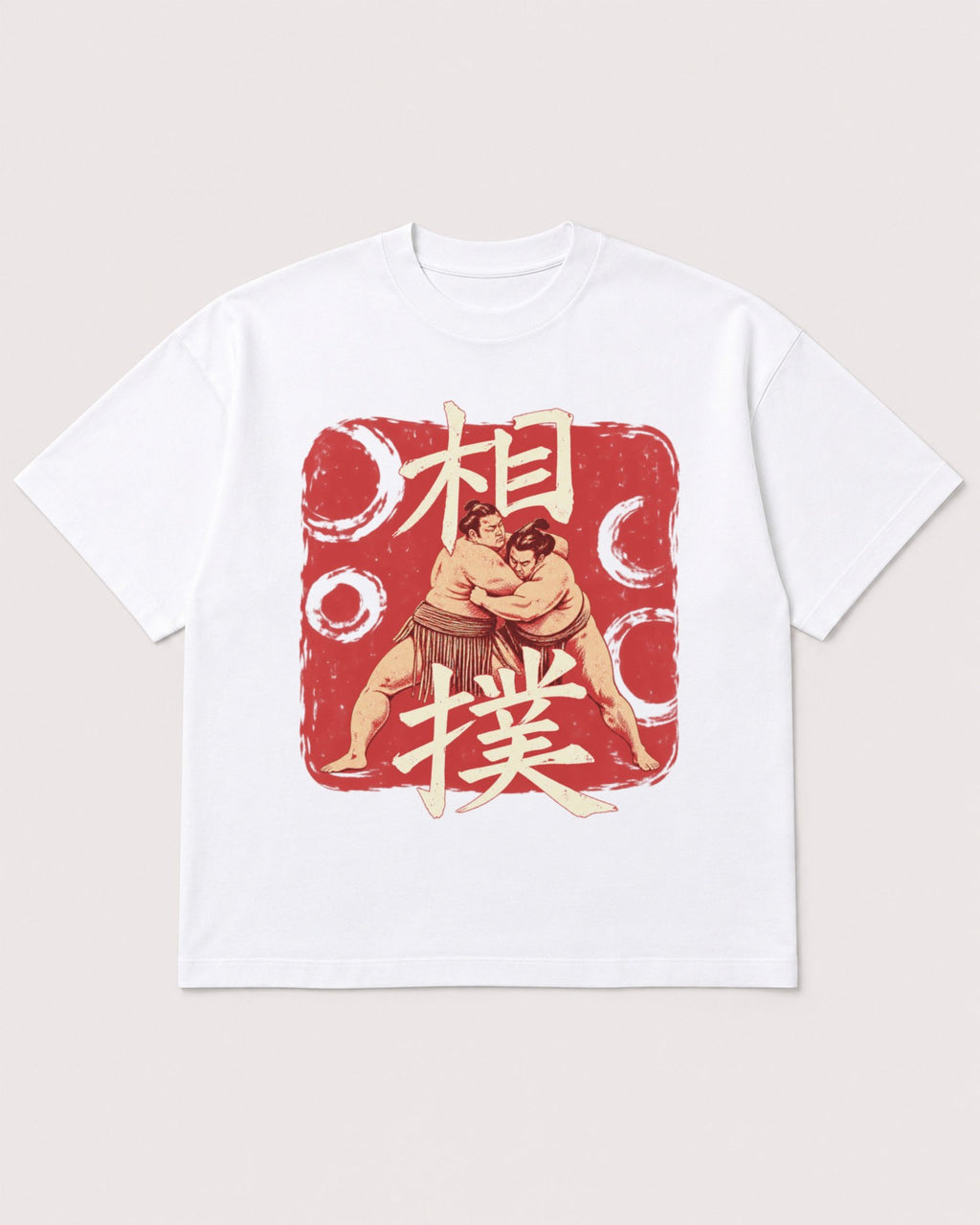 Mockup Boxy Heavyweight Tee White product
