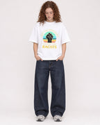Mockup Boxy Heavyweight Tee White female full-body 09