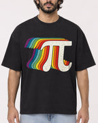 Mockup Boxy Heavyweight Tee Black male close-up 17