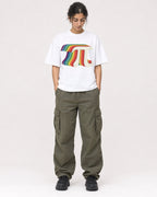 Mockup Boxy Heavyweight Tee White female full-body 17