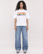 Mockup Boxy Heavyweight Tee White female full-body 10