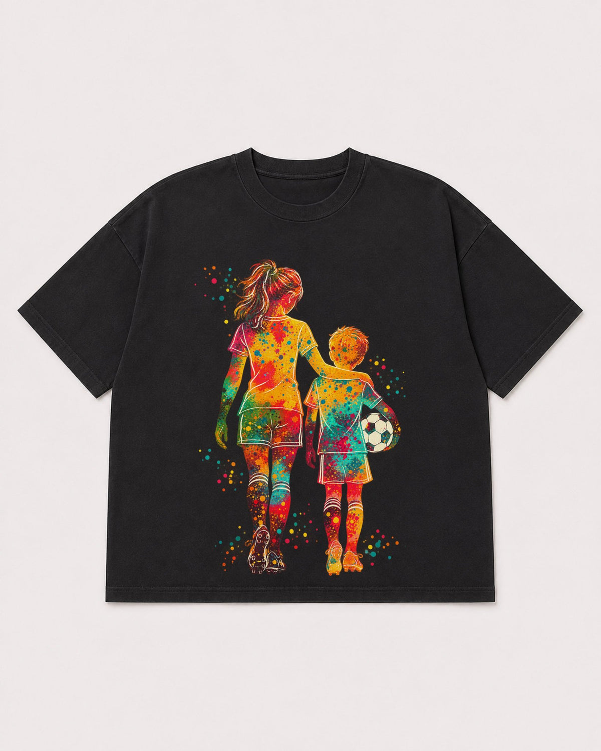 Mockup Boxy Heavyweight Tee Black product