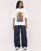 Mockup Boxy Heavyweight Tee White female full-body 04