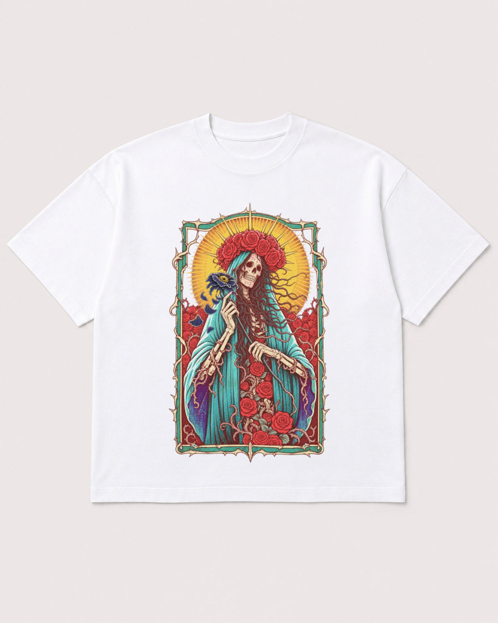 Mockup Boxy Heavyweight Tee White product