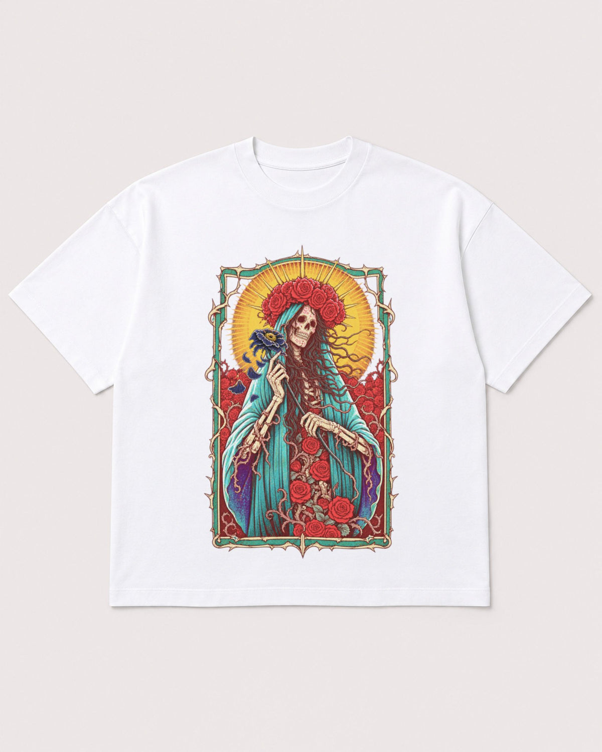 Mockup Boxy Heavyweight Tee White product