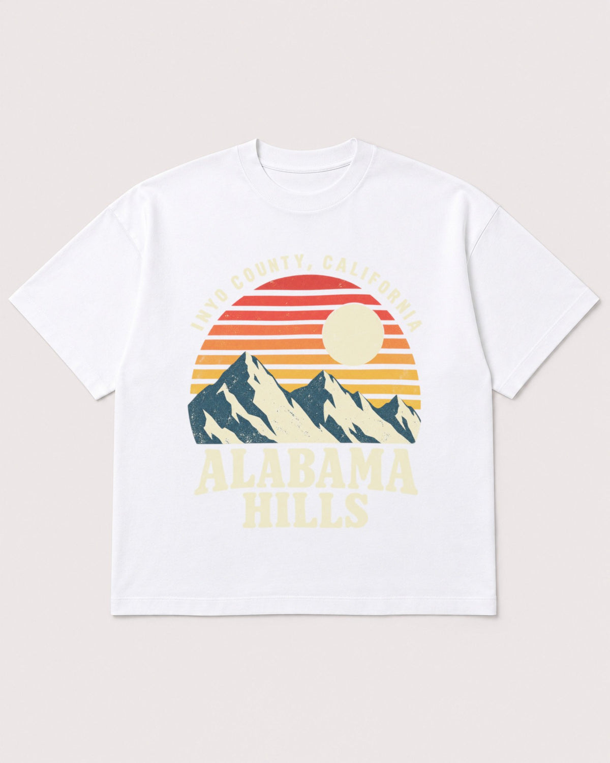 Mockup Boxy Heavyweight Tee White product