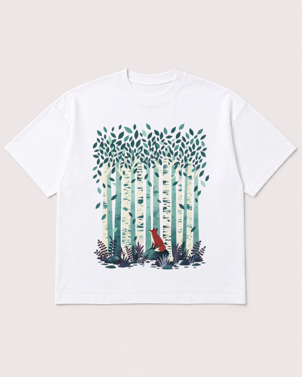 Mockup Boxy Heavyweight Tee White product