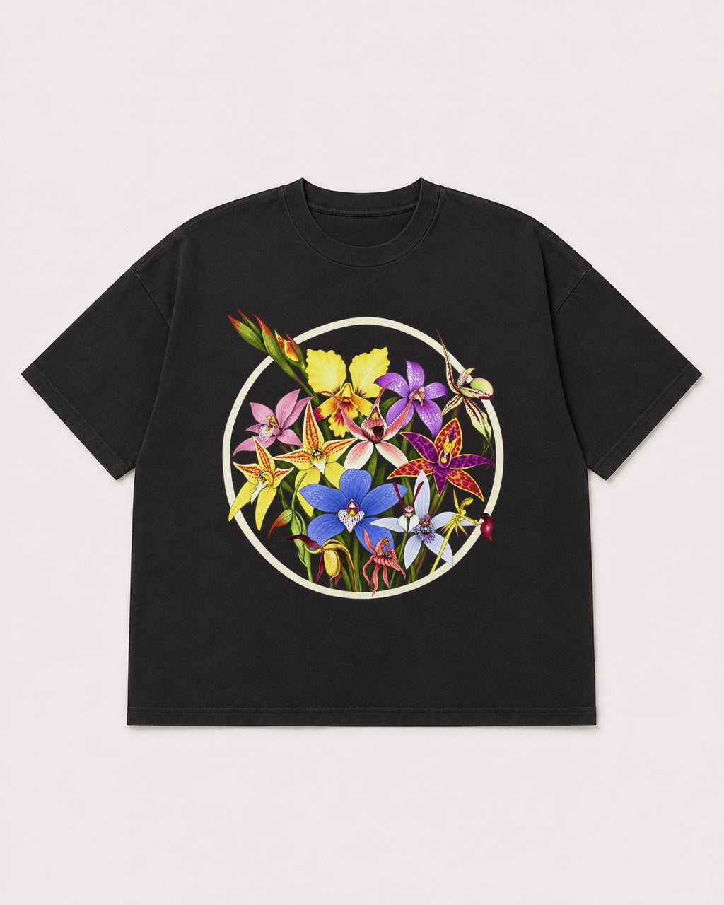 Mockup Boxy Heavyweight Tee Black product