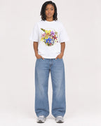 Mockup Boxy Heavyweight Tee White female full-body 15