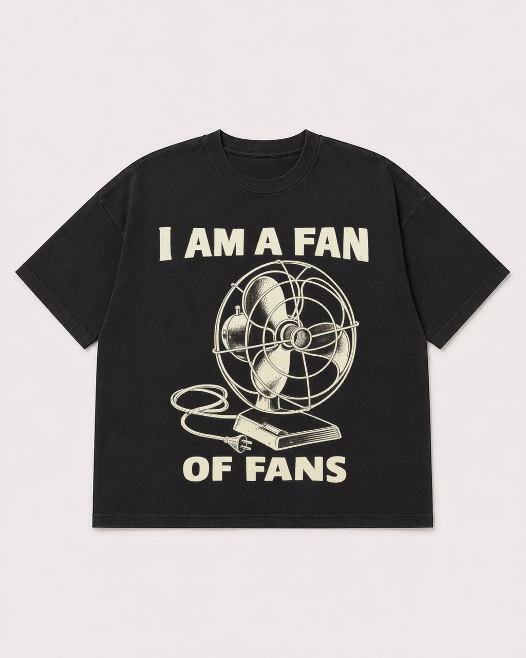 Mockup Boxy Heavyweight Tee Black product