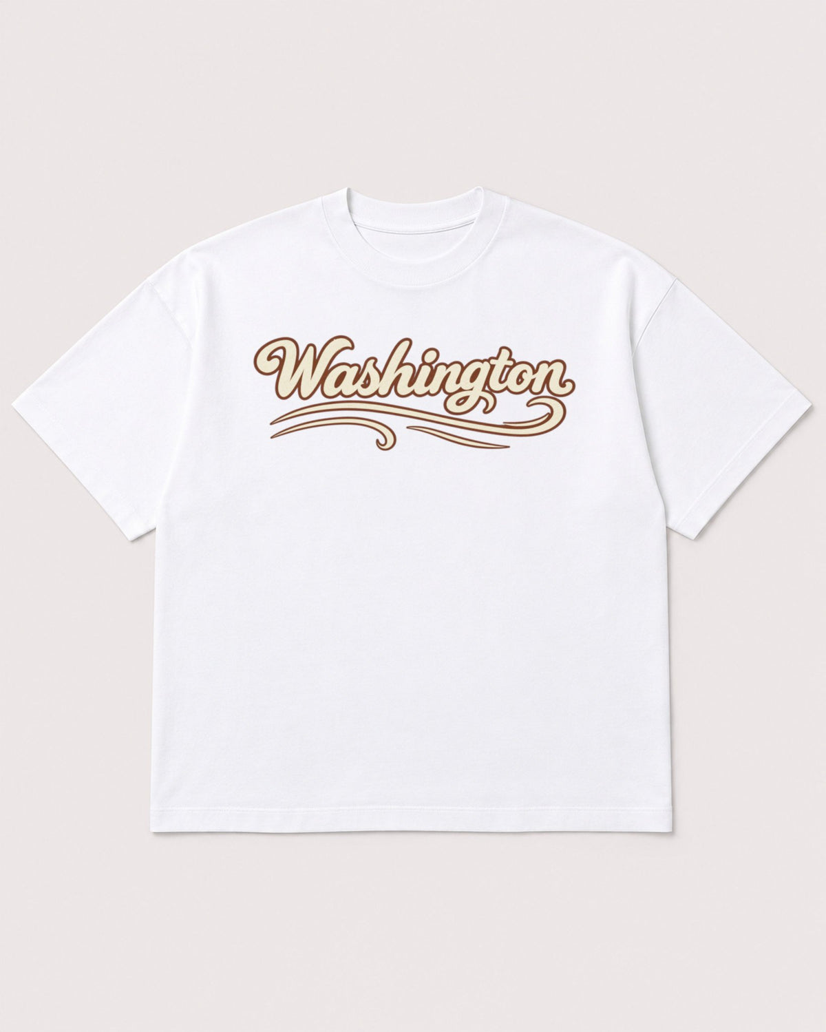 Mockup Boxy Heavyweight Tee White product
