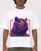 Mockup Boxy Heavyweight Tee White male close-up 04