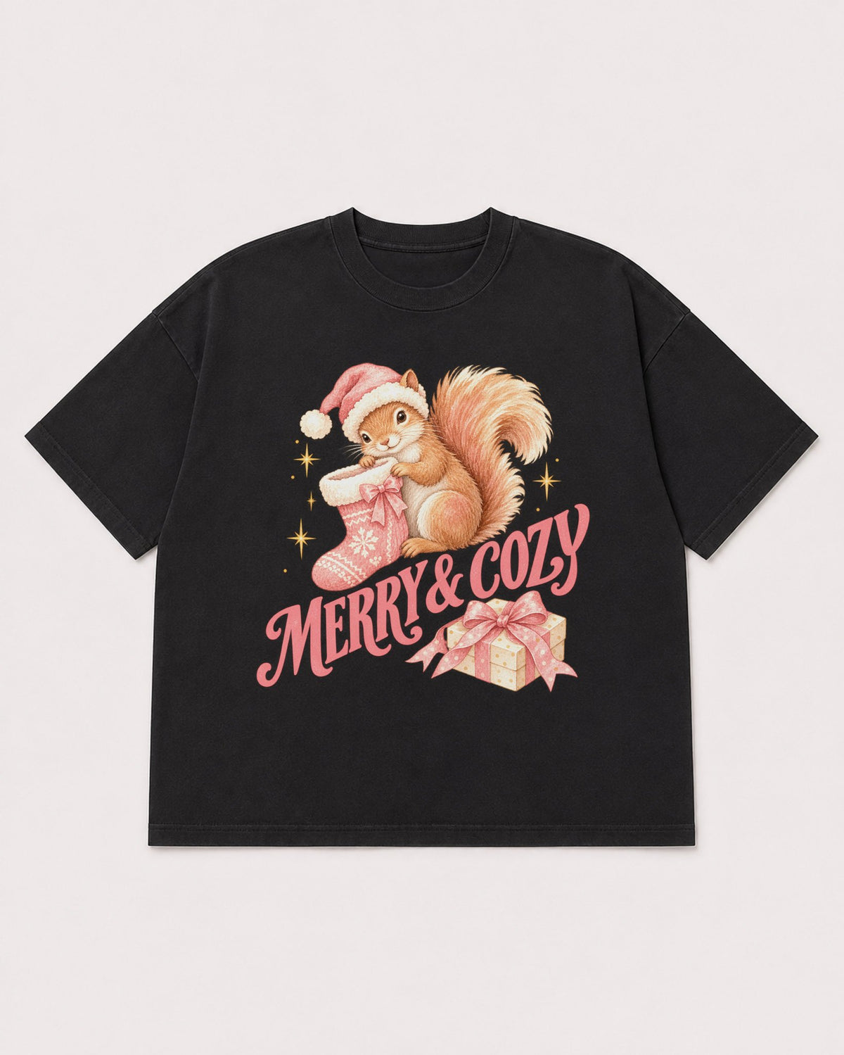 Mockup Boxy Heavyweight Tee Black product