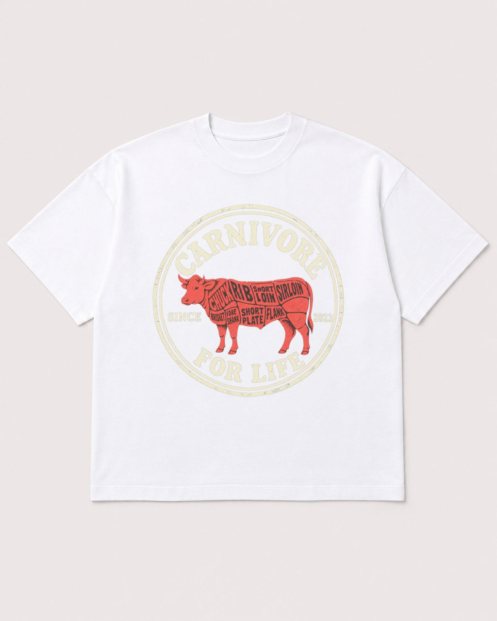 Mockup Boxy Heavyweight Tee White product